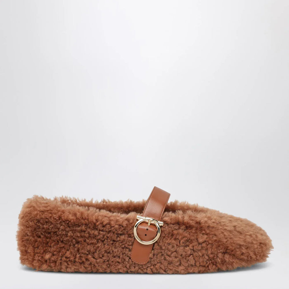 Ferragamo - Ballerina ornament Gancini Brand Shoes 4,5 US