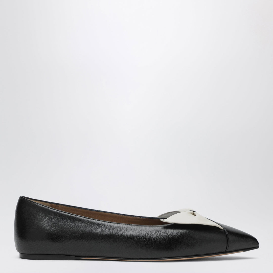 Shoes Ferragamo - Soft bow ballerina flats Black/Mascarpone Brand