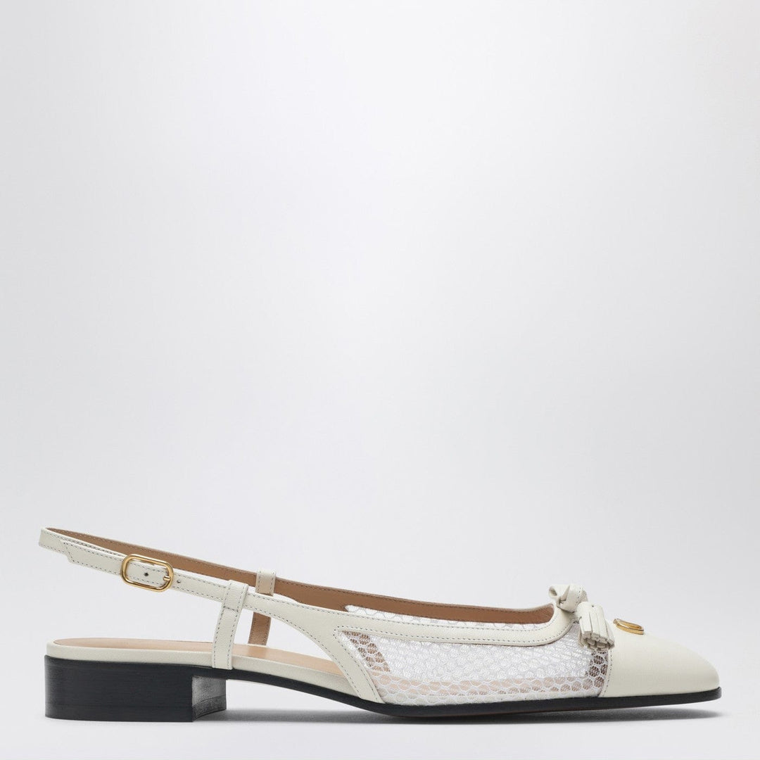 Shoes Valentino Garavani - Valet Du Roi slingback ballerina ivory Brand