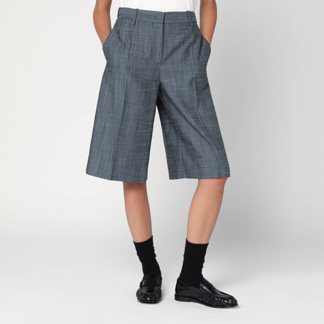 Shorts 38  FR Jil Sander - Bermuda in lana dark sky Brand