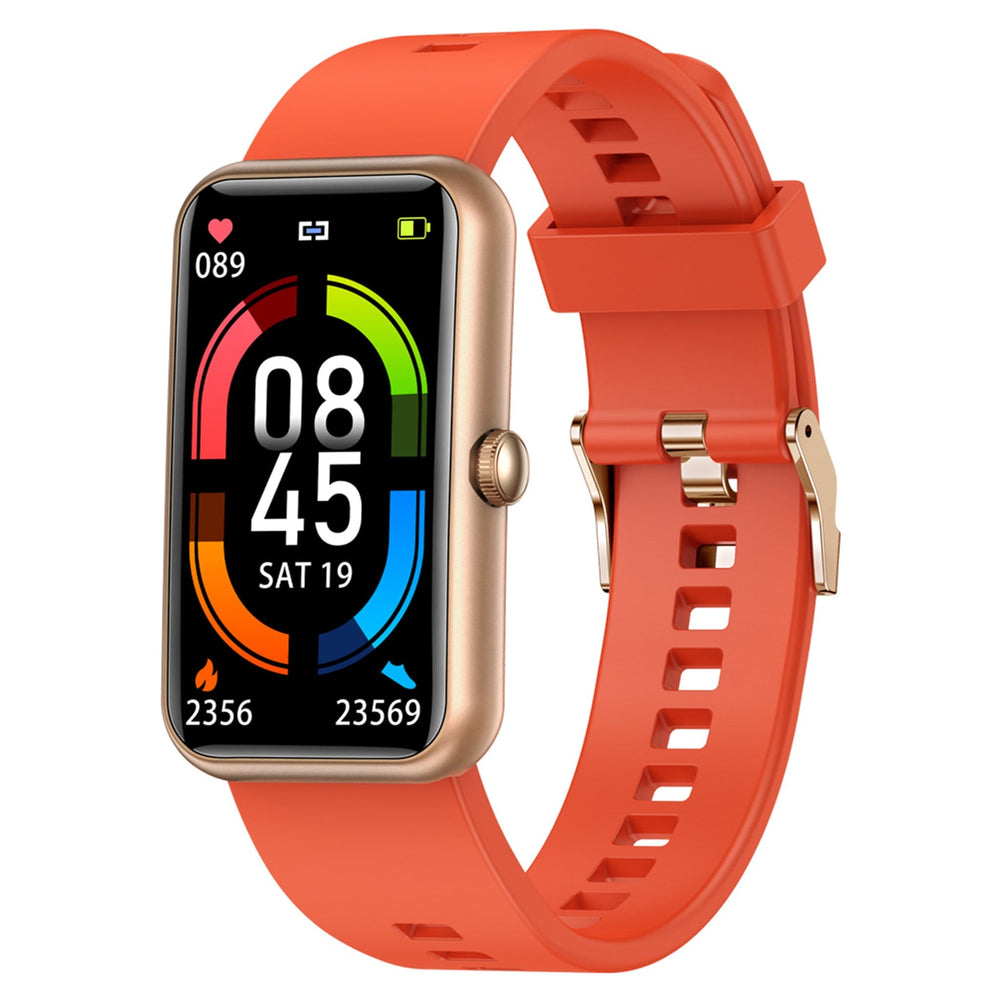 Italian Luxury Group Smart Watches Orange Horizon Sport Health Monitoring Smartwatch Large Screen Women's Health Management Brand