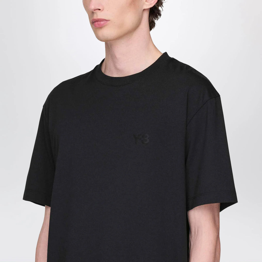 adidas Y-3 - Black T-shirt with logo Brand T-Shirt