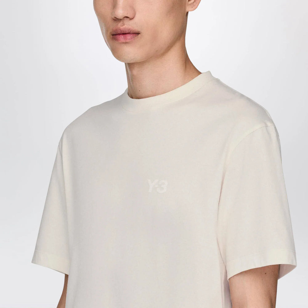 adidas Y-3 - Chalk white T-shirt with logo Brand T-Shirt