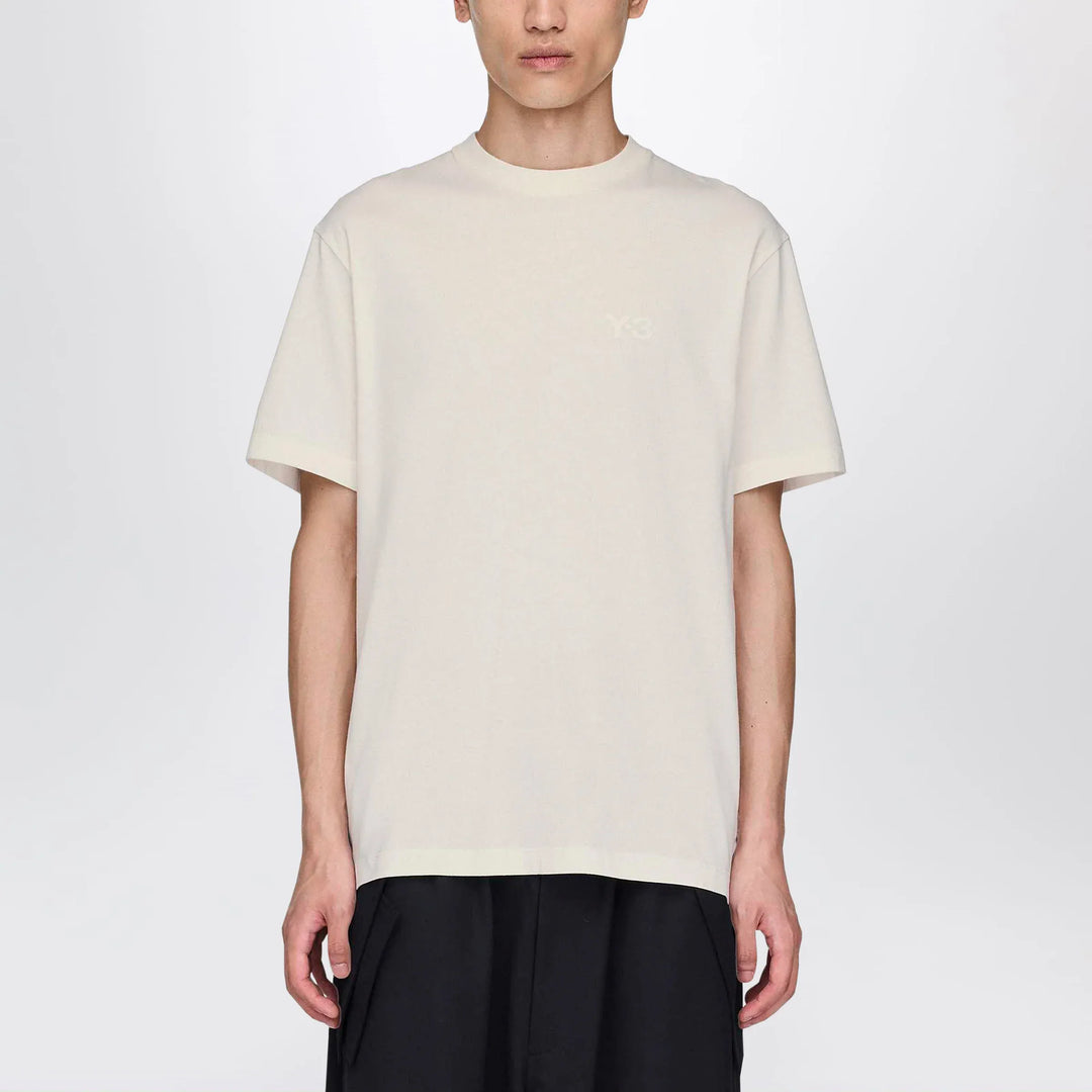 adidas Y-3 - Chalk white T-shirt with logo Brand T-Shirt