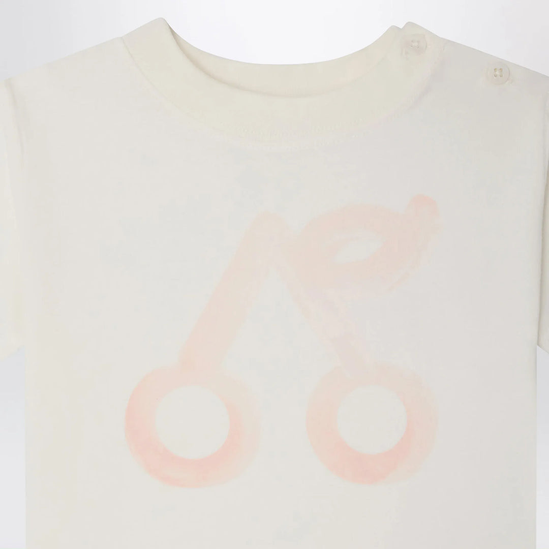 Bonpoint - Cai white T-shirt with cherry print Brand T-Shirt