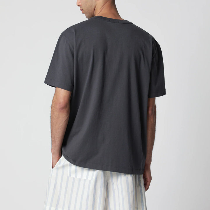 Tekla - Black washed short-sleeve T-shirt Brand T-Shirt