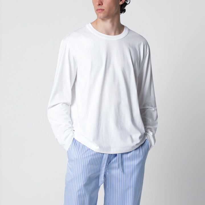 Tekla - White long-sleeve T-shirt Brand T-Shirt S