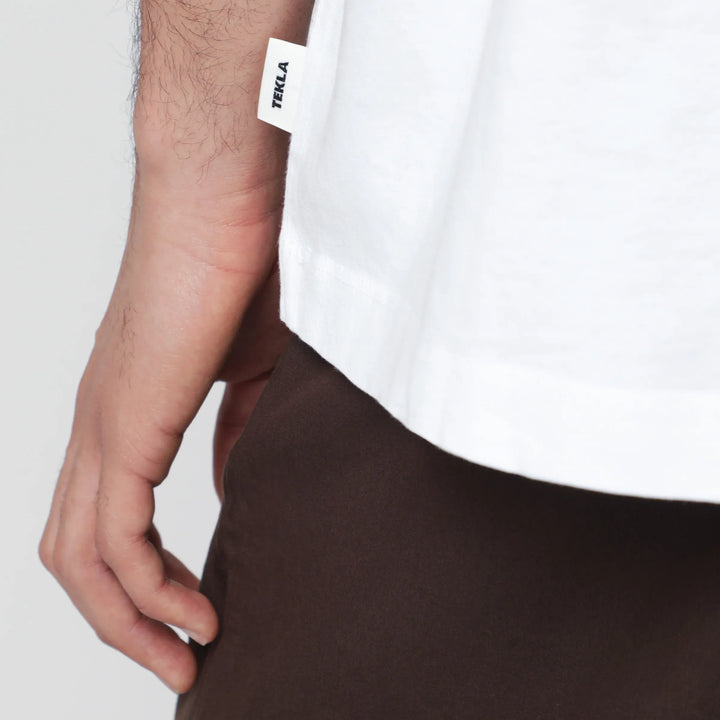 Tekla - White short-sleeve T-shirt Brand T-Shirt
