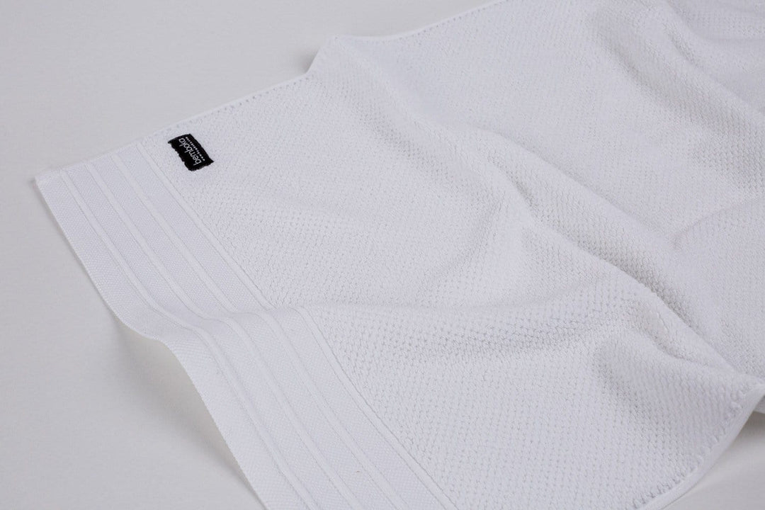 Bemboka Towelling Bemboka Towelling Pure Cotton Hand Towel - Jacquard White Brand