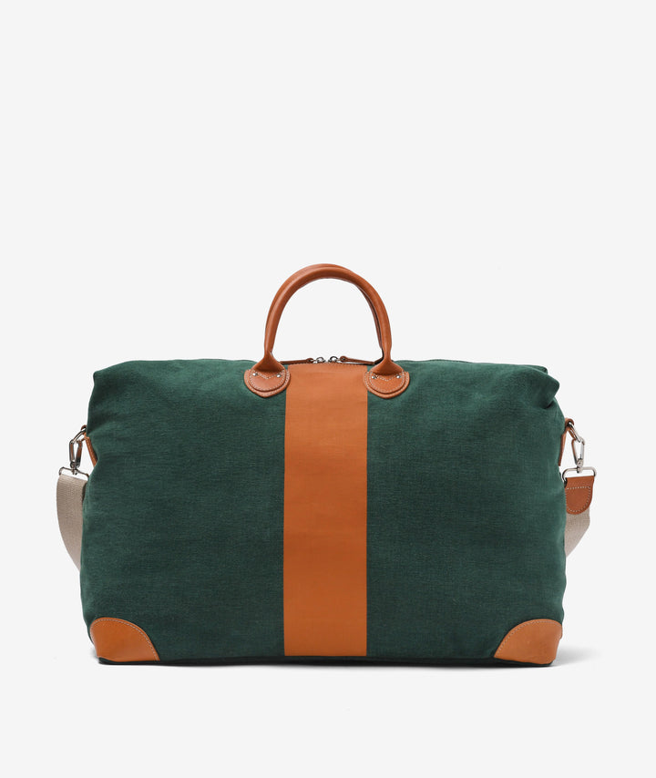 My Style Bags Travel Bags My Style Bags Harvard Stripe Duffle Bag - Green My Style Bags Personilised Harvard Stripe Duffle Bag - Green Brand