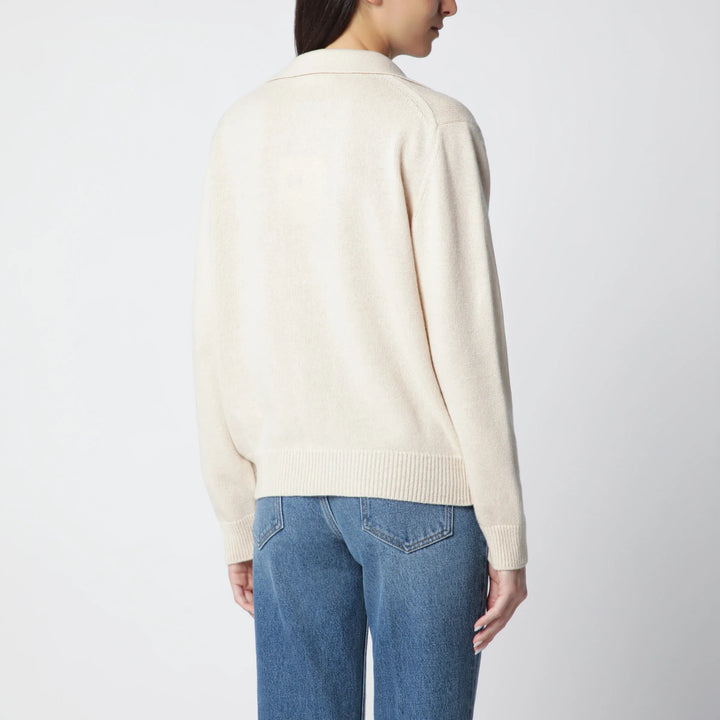 Victoria Beckham - Genevieve sweater in Elderflower cashmere blend Brand M