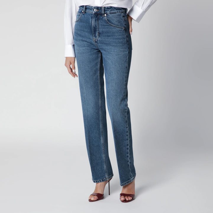 Victoria Beckham - Julia Jeans in Blue Cotton Denim Brand
