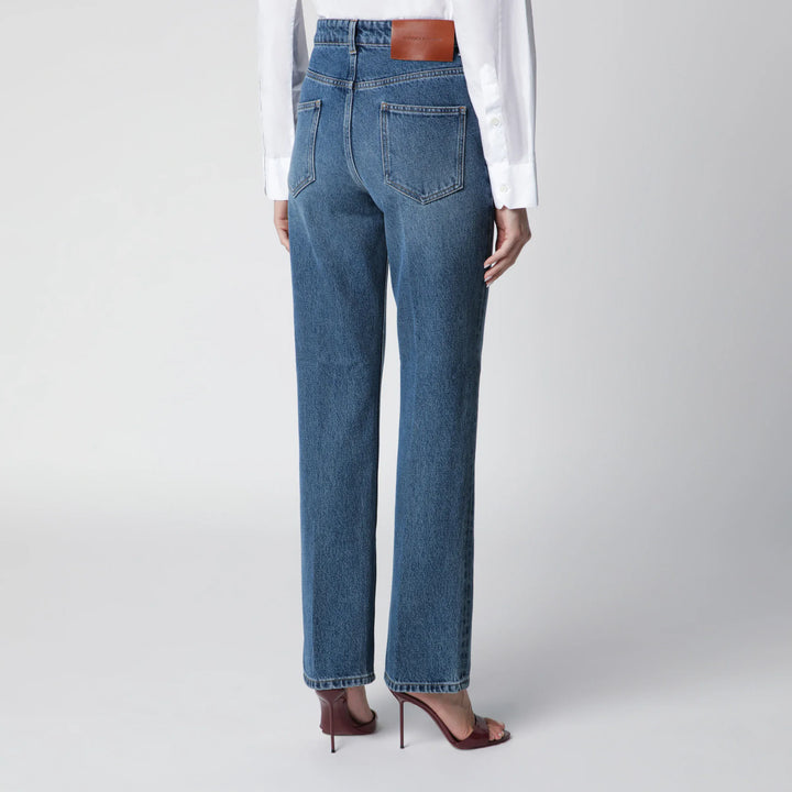 Victoria Beckham - Julia Jeans in Blue Cotton Denim Brand