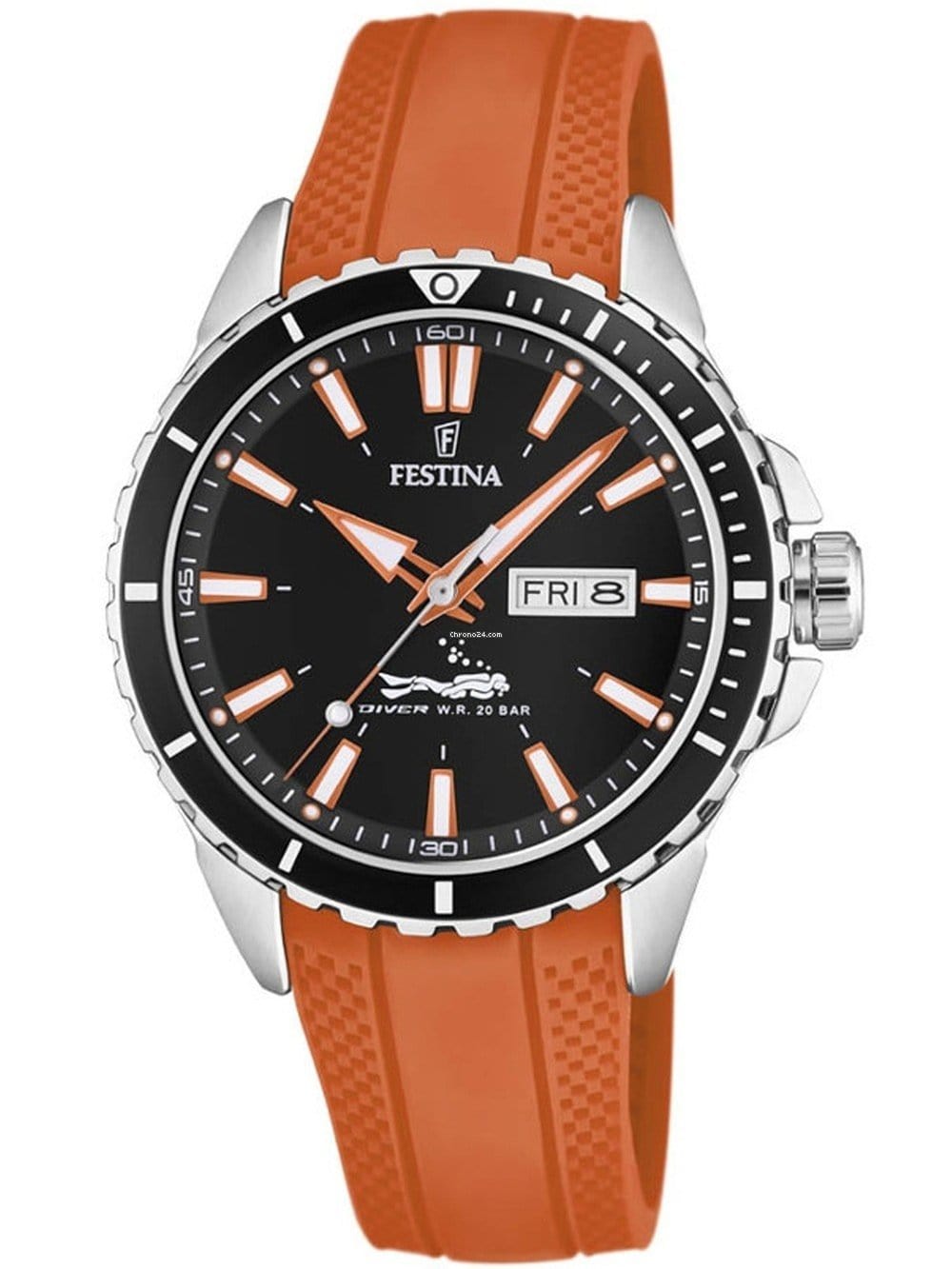 Festina Watch Festina Diver Orange Watch Brand