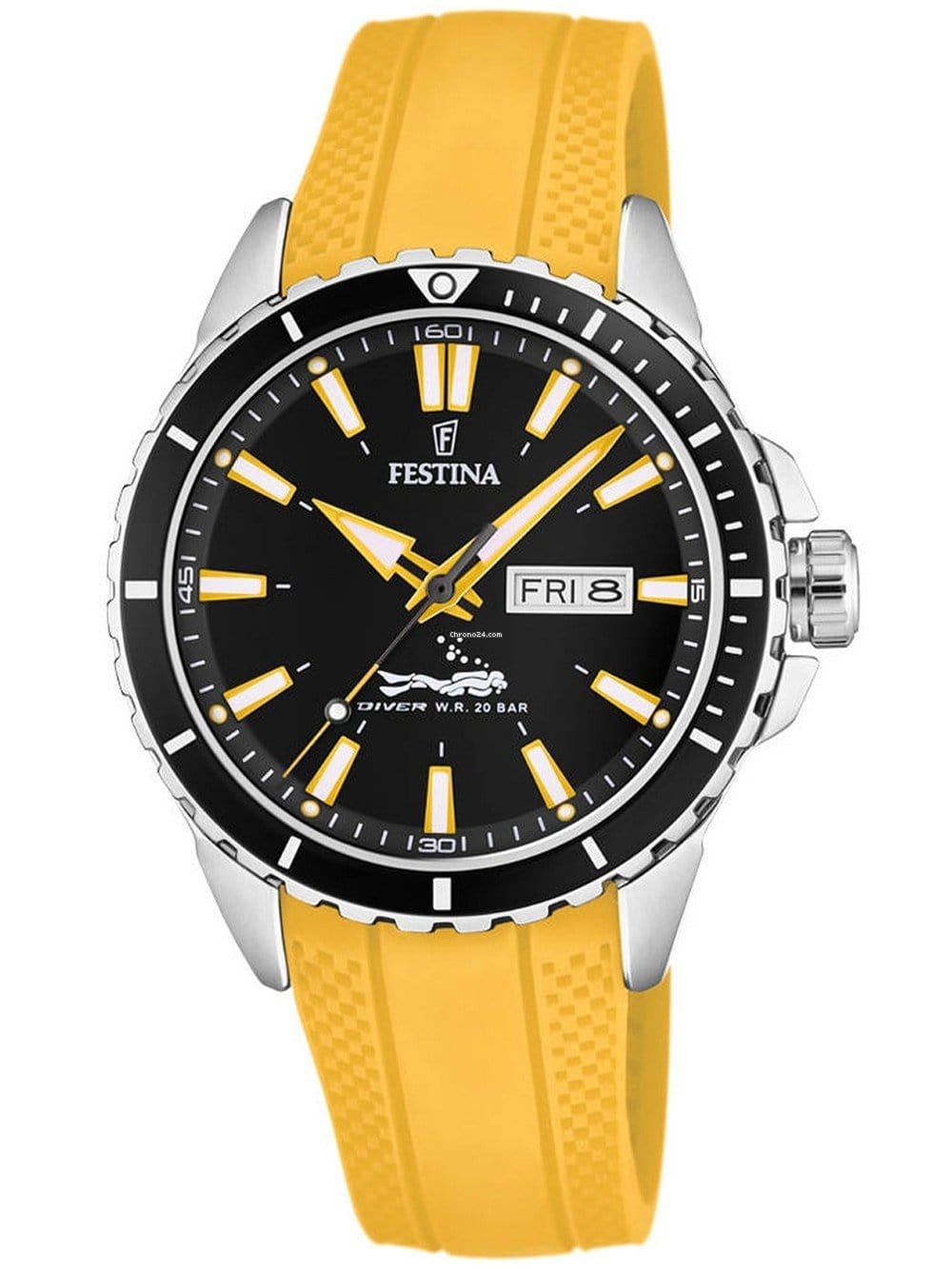 Festina Watch Festina Diver Yellow Watch Brand