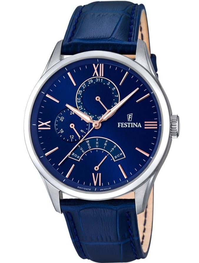 Festina Watch Festina Retro Blue Watch Brand