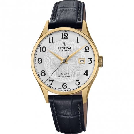 Festina Watch Festina Swiss Gold Case Watch Brand