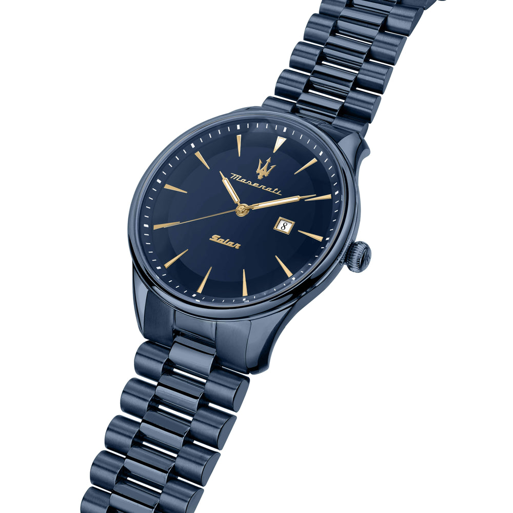 Maserati Watch Maserati Tradizione Solar Blue  45mm Watch Brand