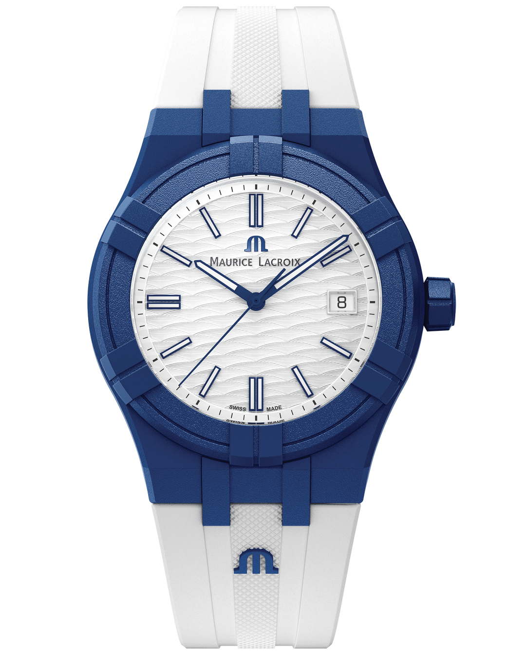 Maurice Lacroix Watch Maurice Lacroix Swiss-made AIKON #Tide Date 40mm Blue Authentic Watch Authentic Watch I Maurice Lacroix Swiss-made AIKON #Tide 40mm Blue  Brand