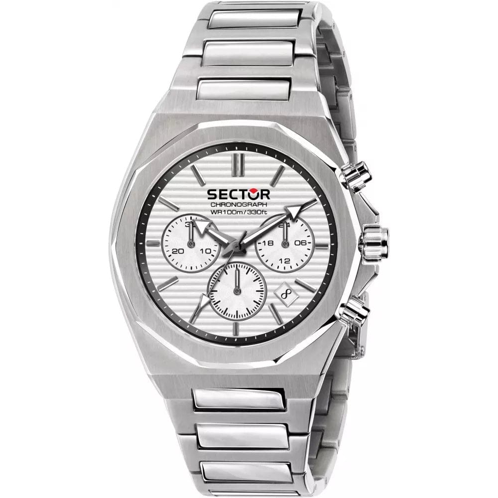 Sector Watch Sector 960 White Dial Silver Chronograph Brand