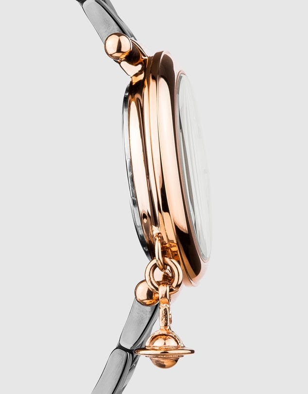 Vivienne Westwood Watch Vivienne Westwood Kensignton Watch Grey Dial &amp; Titanium Plated Ceramic Bracelet Vivienne Westwood Kensignton Watch Grey I Designer Watches For Women  Brand