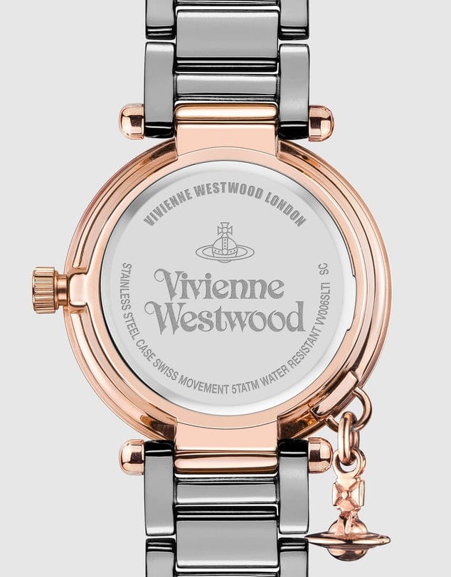 Vivienne Westwood Watch Vivienne Westwood Kensignton Watch Grey Dial &amp; Titanium Plated Ceramic Bracelet Vivienne Westwood Kensignton Watch Grey I Designer Watches For Women  Brand