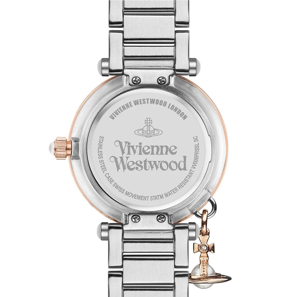 Vivienne Westwood Watch Vivienne Westwood Mother Orb Two Tone Watch Rose Gold With Charm Vivienne Westwood I Women&