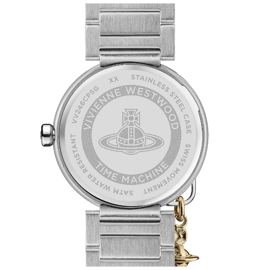 Vivienne Westwood Watch Vivienne Westwood Poplar Watch Two Tone Gold With Charm Women&