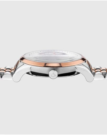 Vivienne Westwood Watch Vivienne Westwood The Wallace Watch Silver Floral-Jacquard Pattern Dial &amp; Swarovski Crystal The Wallace Watch Silver by Vivienne Westwood I Designer Watches For Women  Brand