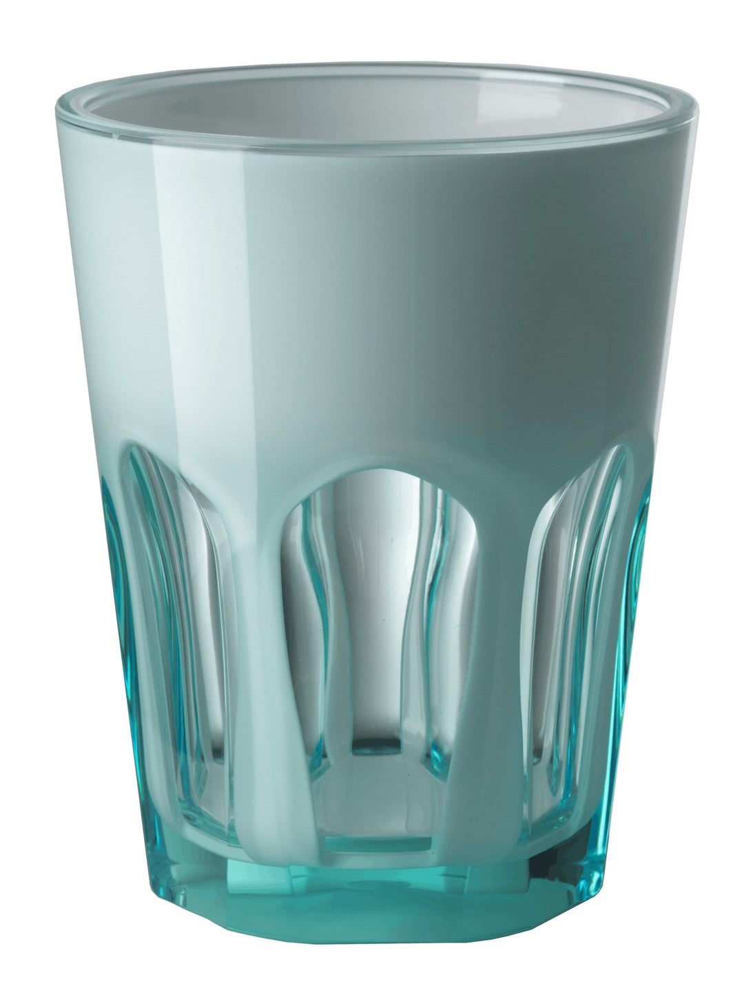 Mario Luca Giusti Water Glass Mario Luca Giusti Set of 6 Double Face Plastic Cups Turquoise Brand