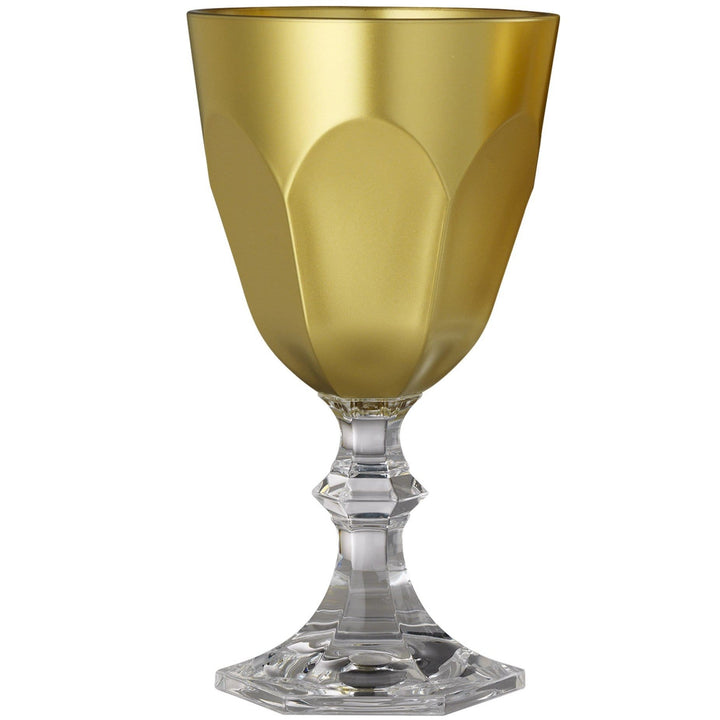 Mario Luca Giusti Wine Goblet Mario Luca Giusti Dolce Vita Water Goblet Gold Set of 6 Brand
