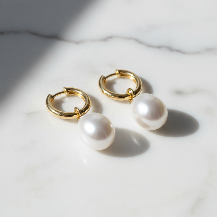 Tilda Earrings – Marble