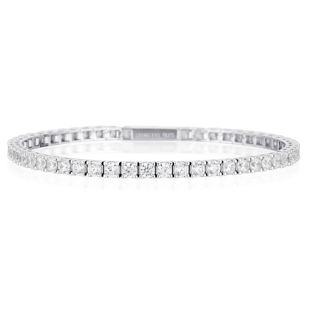 Georgini Bracelet Georgini Selena 3mm Tennis Bracelet Silver 17.5cm Brand