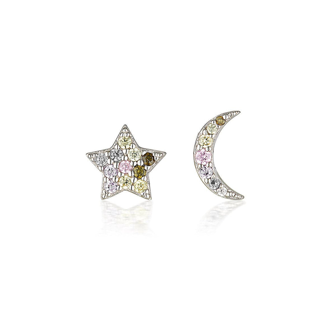 Georgini Earring Georgini Summer Sorbet Neapolitan Nights Multi Coloured Earrings Silver Brand