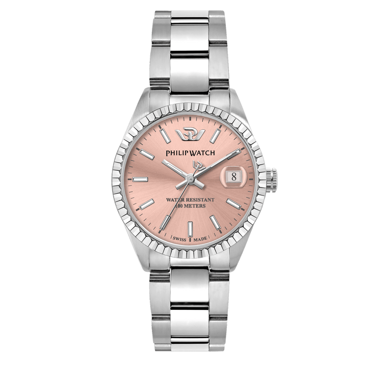 Philip Watch Watch Philip Watch Swiss Made Caribe Pink 35mm Women&