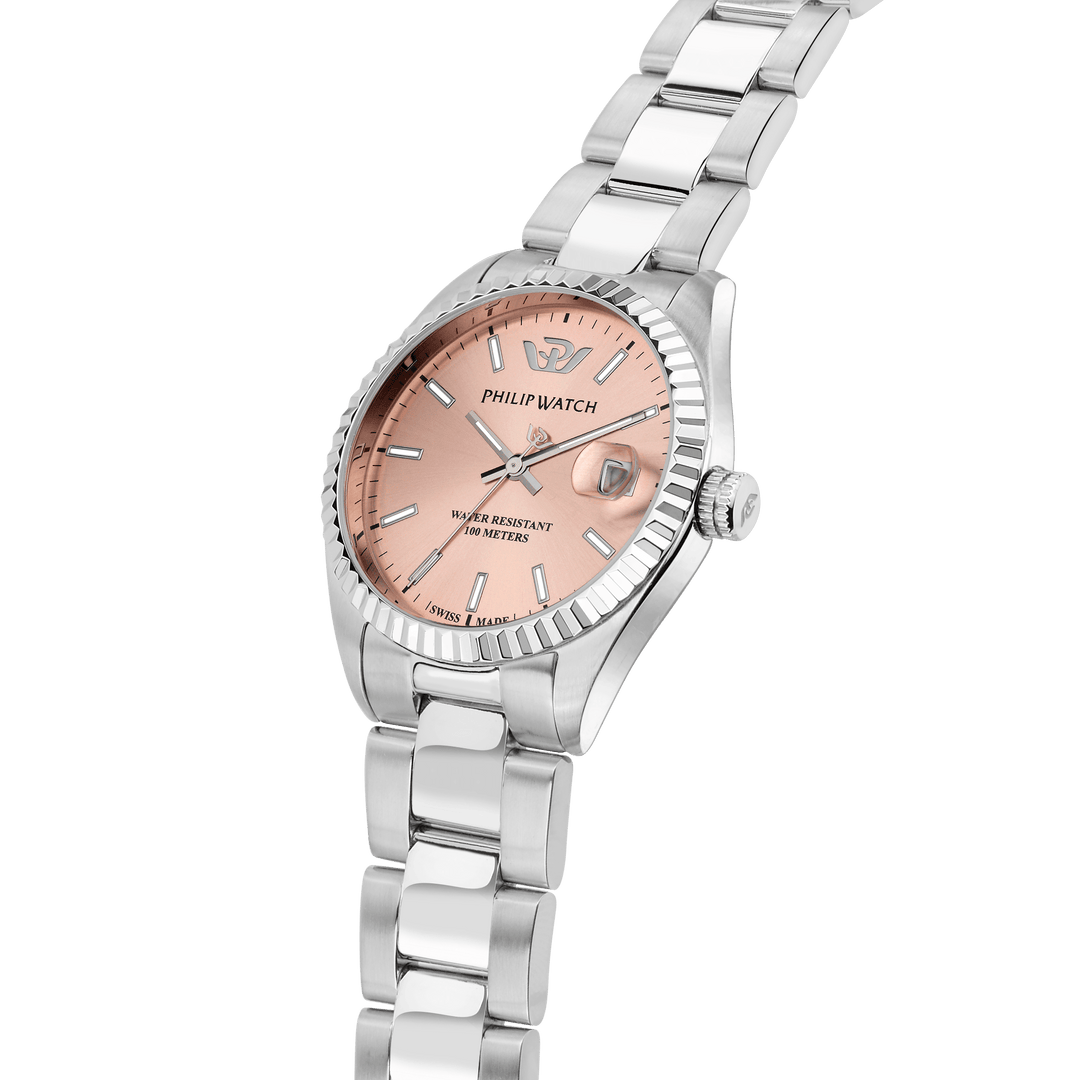 Philip Watch Watch Philip Watch Swiss Made Caribe Pink 35mm Women&