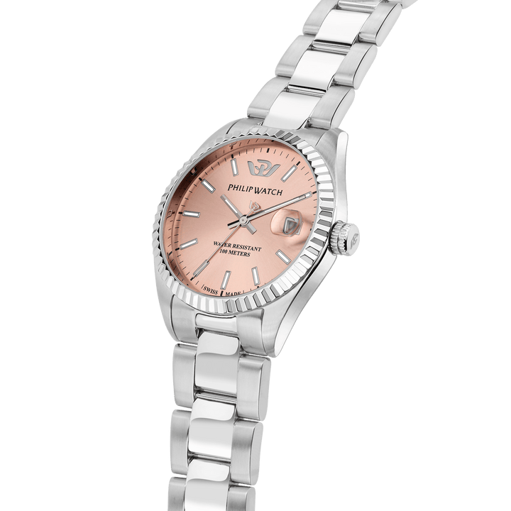 Philip Watch Watch Philip Watch Swiss Made Caribe Pink 35mm Women&